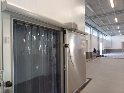 Puerta frigorífica corredera industrial