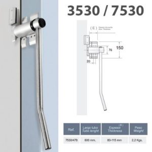 Cierre puerta corredera