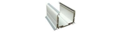 Perfil PVC forma "u"