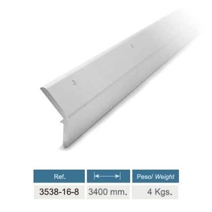 Guia inferior para puerta frigorifica corredera