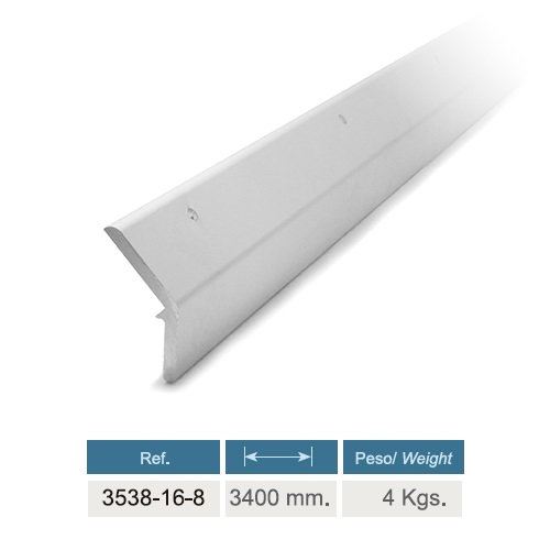 818036 Guia inferior para puerta frigorifica corredera