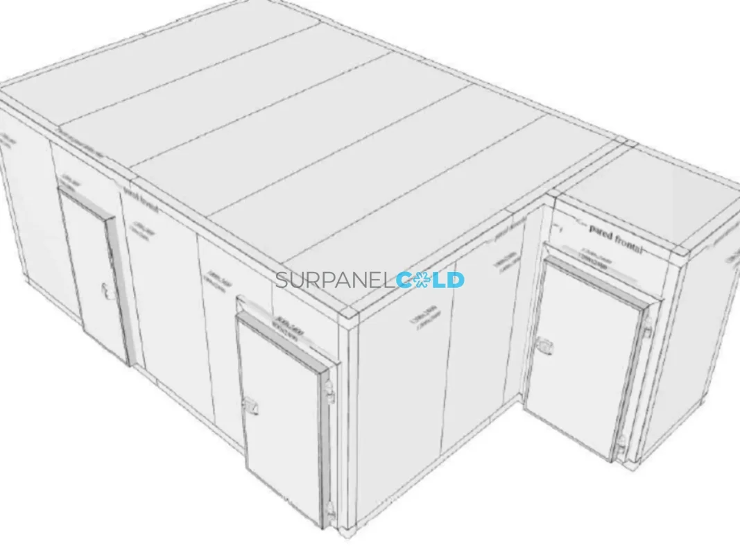 Cámara frigorífica modular